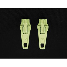 Miniblings Zip Stud Earrings Zip Earrings Upcycling Lime Green – Handmade Fashion Jewellery I Earrings Stud Earrings, Metal