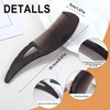 Heyumybit Dandruff Comb,2 Pcs Hollow Tooth Comb for Dandruff Removal,Pressable