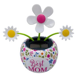 Solar Dancing Car Dashboard Ornament, Swinging Flower Figure, Decorative Desk and Windowsill