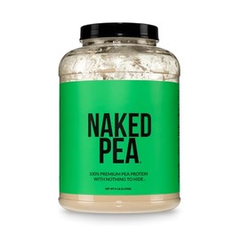 NAKED Pea - 5LB 100% Pea Protein Powder from North American Farms - Unflavored Vegan Pea Protein Isolate - NSF Certified, Plant Protein Powder, Easy t