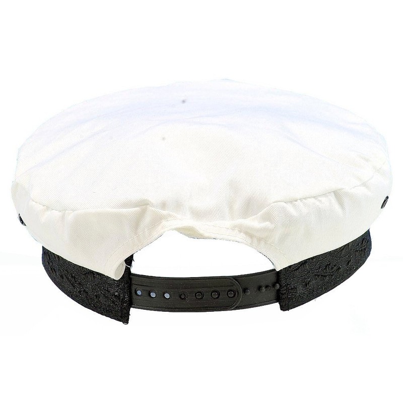 Dorfman Pacific Co. Men's Yacht Cap, White, One Size