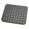 WENKO 2005571100 Sink mat Kristall Black - extra strong, square,