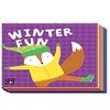 Winter Fun Crinkle Book Designed to Develop Language, Cognitive, Sensory,
