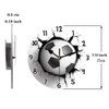 Peaom 3D Soccer Ball Wall Clock Battery Operated 10 in