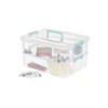 Sterilite 1427CLR Stack & Carry - 2 Layer Box, Clear