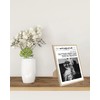 EcoHest Small Trendy Newspaper Magazine Framed Wall Art, 8x10 in