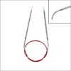 ChiaoGoo Stainless Steel Red Circulars Needles, US 5, 32"