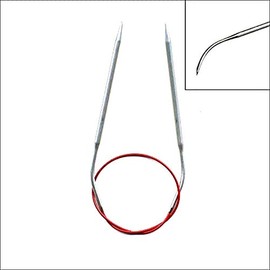 ChiaoGoo Stainless Steel Red Circulars Needles, US 5, 32"