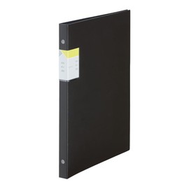 King Jim 8682-BK Clear File Kakiko Replaceable A4 10 Sheets 20 Pockets Black