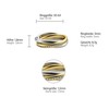 Heideman Women's Trini Ring Made of Stainless Steel Gold Coloured