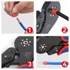 IUSOT Wire End Ferrules Crimping Pliers 0.08-16 mm² Hexagonal Wire