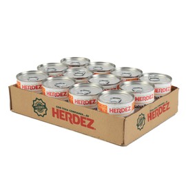HERDEZ Taquera Salsa, Medium, 7 oz Can (12 Pack) – Authentic Mexican Taco Sauce for Bold Flavor