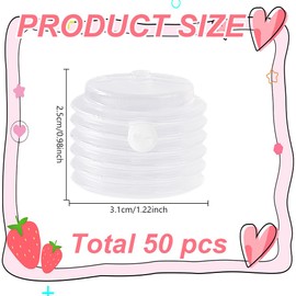 GOMAKERER 50 Pcs Squeakers for Dolls, Plastic Dog Doll Squeakers Bb Called Doll Pet Noise Maker Repair Squeaker for Pet Sewing in Plush Animal Puppet Dolls Repair Crafts, 2.65x3.1x3.35cm