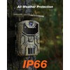 Solar Trail Camera 2.7K/1520P 30fps 36MP, iZEEKER Game Camera with