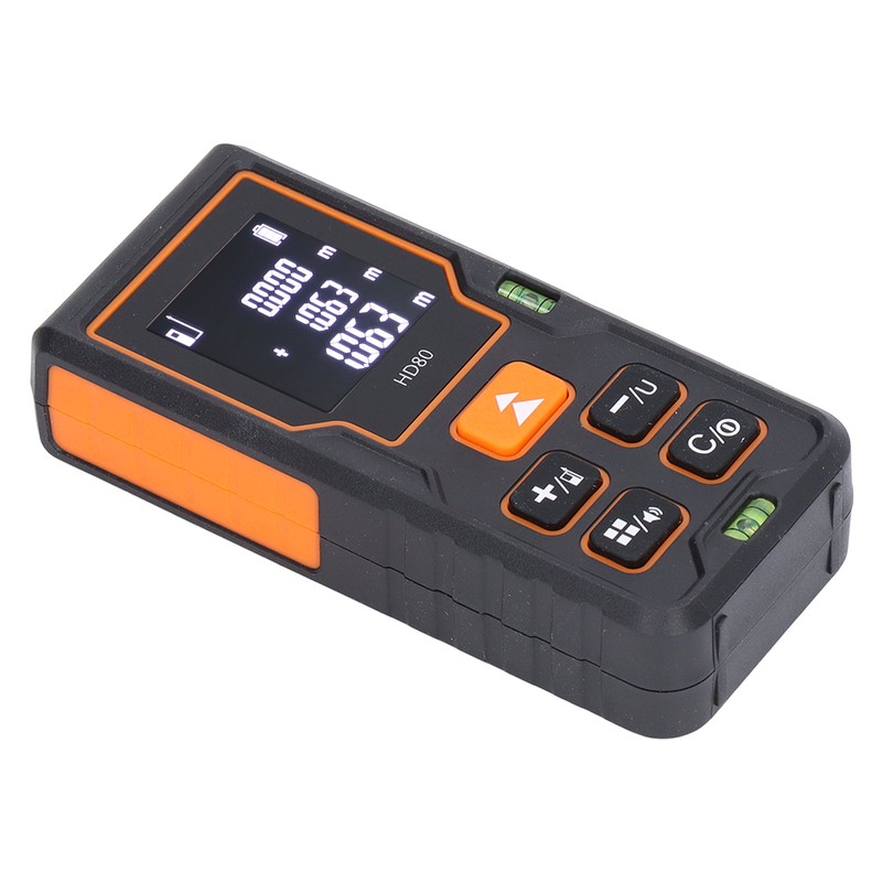 Laser Distance Meter Infrared Backlit LCD Tape Measure Distance Area