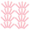 WOONEKY 100pcs Eyeshadow Brush Soft Sponge Applicators for Eye Makeup