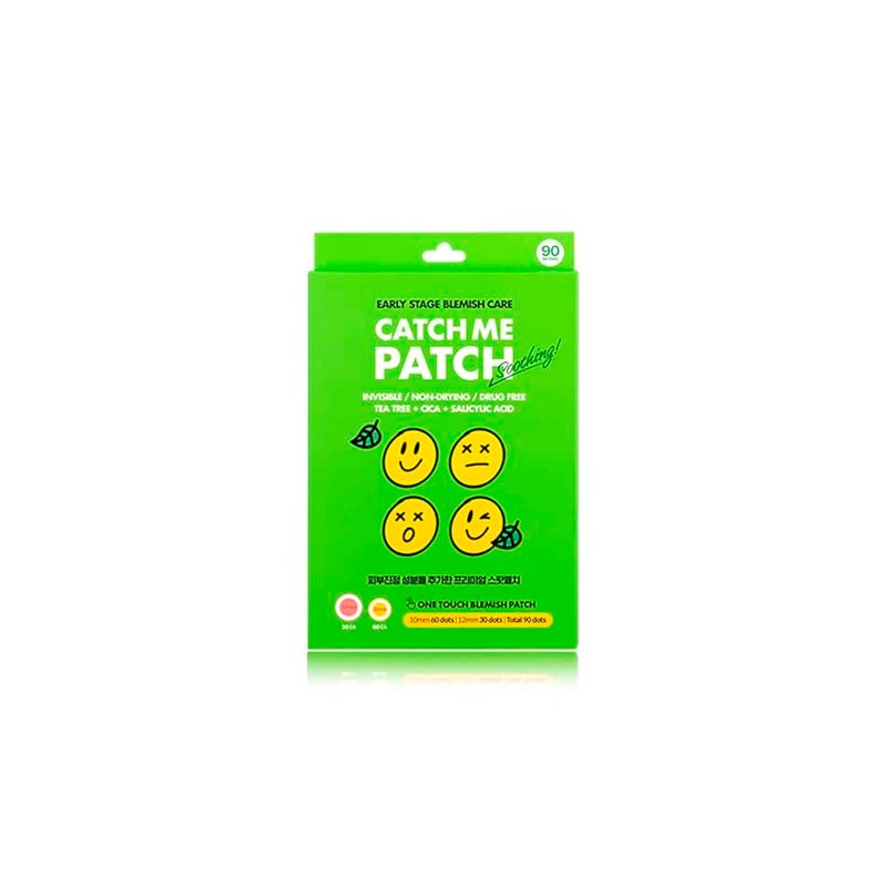Parche Anti acné - Toque Calmante Invisible 90 piezas