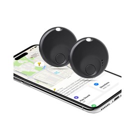Air Tags-2 Pack, Bluetooth Keys Finder Luggage Tracker Works with Apple Find My APP, Item Locator for Luggage, Backpack, Suitcases (iOS Only)