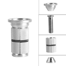 Alomejor Bike Headset Bicycle Front Fork Headset 28.6mm Bike Headset Top Cap Cover Expander Plug for MTB BMX Mountain Road Bike