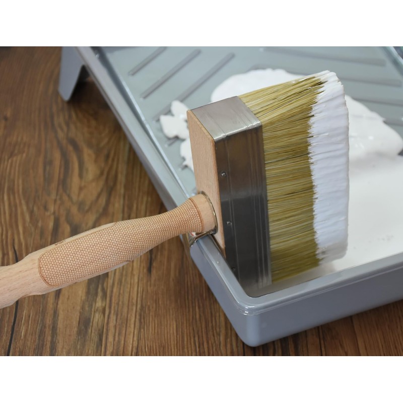 ROLLINGDOG 4.5 Inch Deck Stain Paint Brush - Limewash Paint