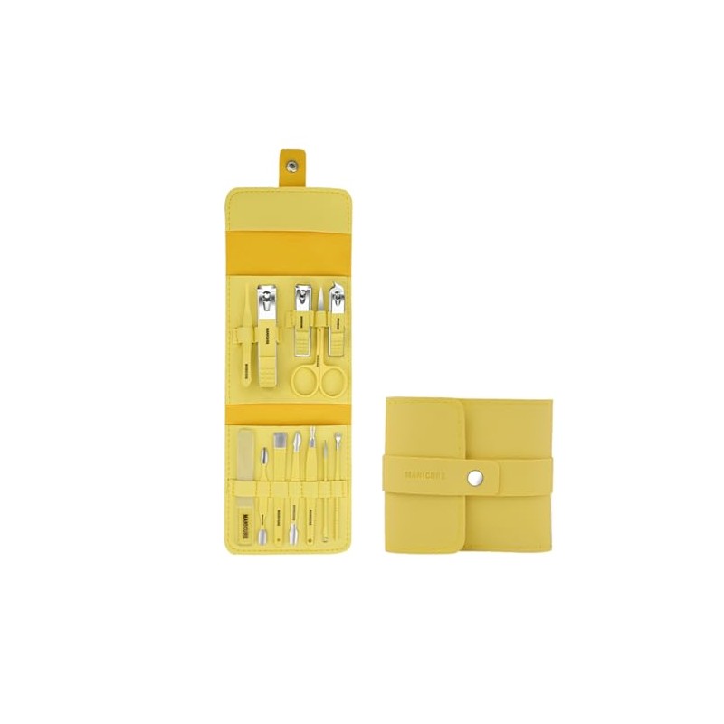 Nail Clippers Set (12-Yellow)