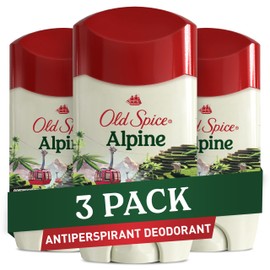 Old Spice Men's Antiperspirant & Deodorant Alpine with Hemp Oil, 2.6oz (Pack of 3)