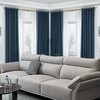 Warm Gold Double Corner Window Curtain Rods with Aluminum End