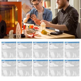 Pack of 10 3D Printer Filament Storage Bags Filament Vacuum Storage Bag Kit 3D Printer Filament Vacuum Sealed Pack Filament Sealed Vacuum Pack 3D Printing Consumables