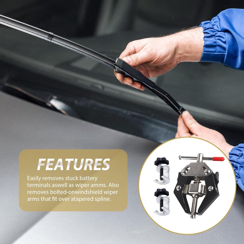 WEGREAT Windscreen Wiper Puller, Pack of 3 Wiper Arm Puller,