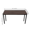 GL GLOBAL LIFE 55 inch Large Computer Desk Wood, Modern