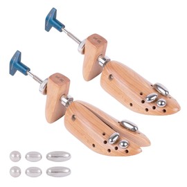FootFitter Set of 2 Heavy Duty Premium Professional 2-Way Shoe Stretcher, Stretches Length & Width, Loosen Tight Shoes - Men's XL (14-16)
