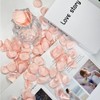 MIUINCY 200PCS Rose Petals, Pink Flower Girl Scatter Petals for