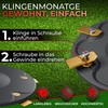 6 Blade Discs Compatible with Segway Navimow Robotic Lawnmower i105E,