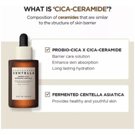Skin1004 Madagascar Centella Probio-cica Intensive Ampoule 5 Sensible Acné Grasa Día/noche
