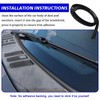 1.8M/6Ft Windshield Cowl Rubber Seal Strip, H-Shape Window Door Sunroof