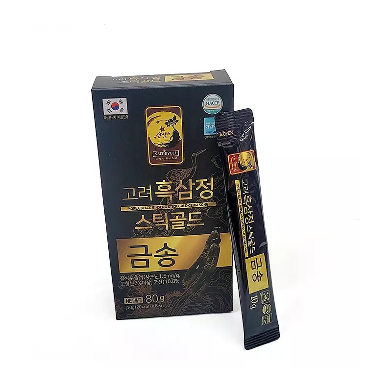 Koryue Korean Premium Black Ginseng 6-Year-Old Extract in Liquid Stick