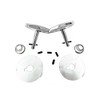 Lskioer 2Pcs Hood Pins Twists Locks Fits for Oldsmobile Cutlass