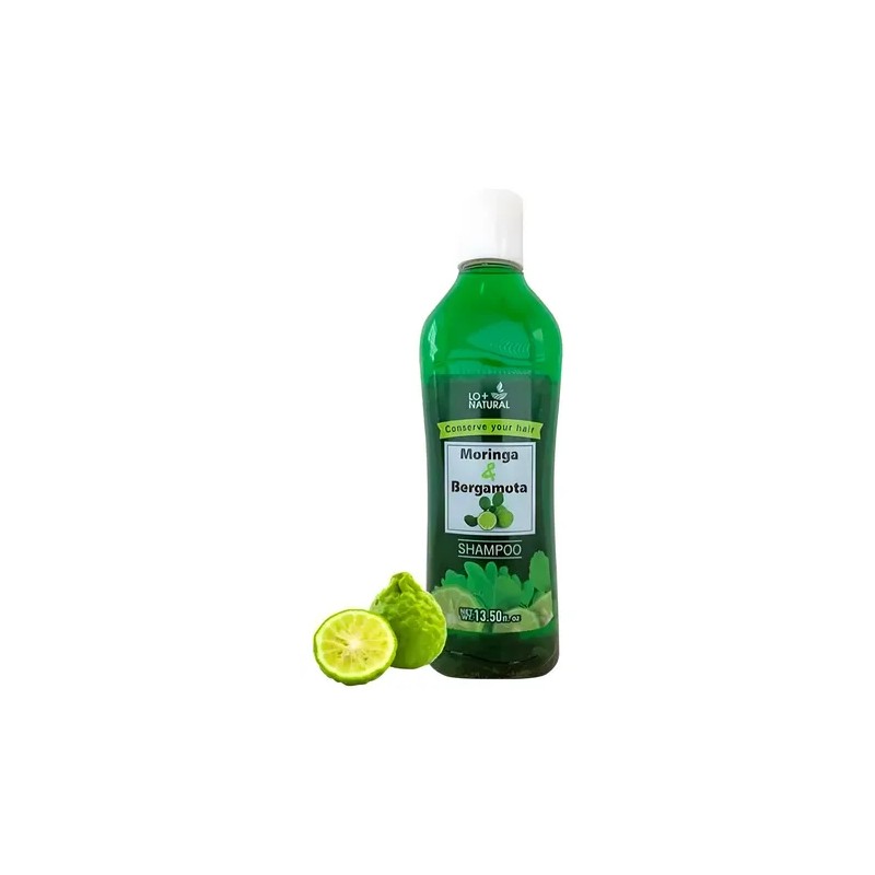 Shampoo Moringa Bergamota 400ml Lo Natural Crecimiento