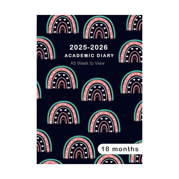 18 month Diary July 2025 to December 2026: Academic Planner