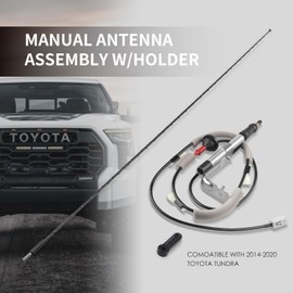 E-Vniko Replacement Antenna Base Kit Compatible with 2014-2020 Toyota Tundra Replace Antenna Assembly w/Holder 86300-0C090