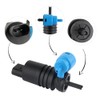 MACHSWON Black Windshield Washer Pump Double Hole Car Windshield Wiper