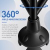 ispuoocti Cane Tip,Quad Cane Base Self Standing Design with Heavy