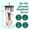 Greenline Goods 25 oz German Shepherd Insulated Tumblers with Lids