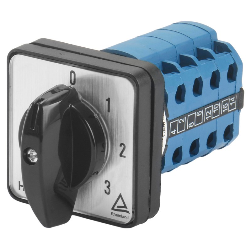 Heschen Universal Rotary Cam Selector Changeover Switch SZW26-20/0-4.4 660V 20A