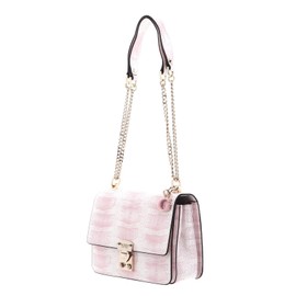 GUESS Eliette Logo Convertible Xbody Flap Pink, pink
