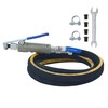 Sand Blaster Gun Kit with 4 Ceramic Nozzles, 8ft Sandblasting