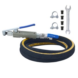 Sand Blaster Gun Kit with 4 Ceramic Nozzles, 8ft Sandblasting Hose & Valve
