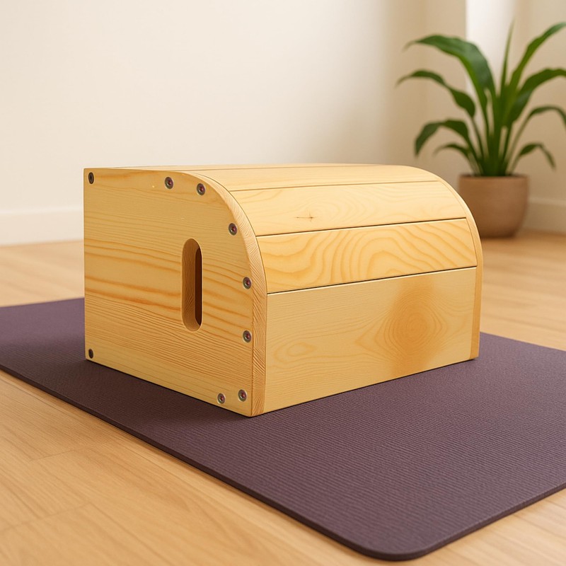 Yogikuti Viparit Karni Box by Yogikuti – Wooden Yoga Prop