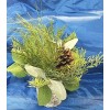 RAZ IMPORTS PREMADE CHRISTMAS ARTIFICIAL ARRANGEMENT DECOR 11" WITH PINE