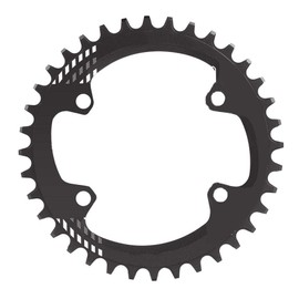 Alomejor Bike Chainring BCD 96MM Narrow Wide Chainring Single Chain Ring for Shimano M6000 M7000 M8000(36T-Black)
